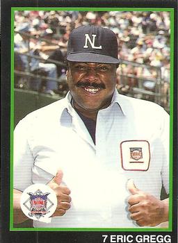 1988 T&M Sports Umpires #34 Eric Gregg Front