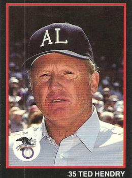 1988 T&M Sports Umpires #35 Ted Hendry Front