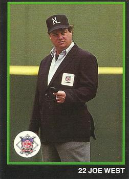 1988 T&M Sports Umpires #36 Joe West Front
