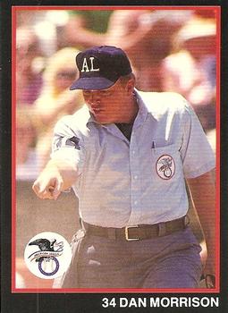 1988 T&M Sports Umpires #47 Dan Morrison Front