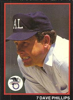 1988 T&M Sports Umpires #9 Dave Phillips Front
