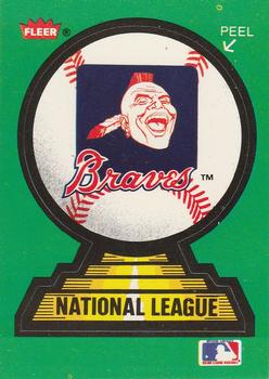 1988 Fleer - Team Stickers #NNO Atlanta Braves Front