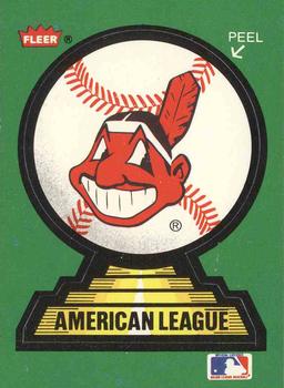 1988 Fleer - Team Stickers #NNO Cleveland Indians Front