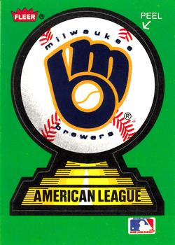 1988 Fleer - Team Stickers #NNO Milwaukee Brewers Front