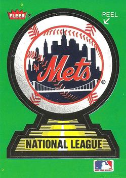 1988 Fleer - Team Stickers #NNO New York Mets Front