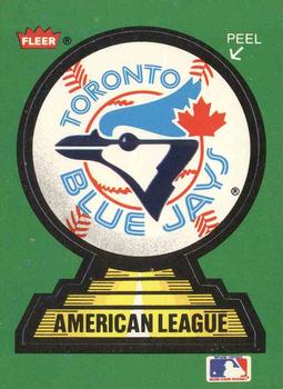 1988 Fleer - Team Stickers #NNO Toronto Blue Jays Front
