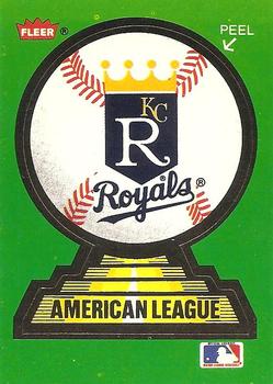 1988 Fleer - Team Stickers #NNO Kansas City Royals Front