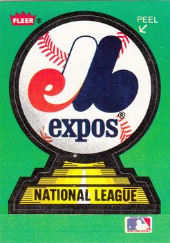1988 Fleer - Team Stickers #NNO Montreal Expos Front