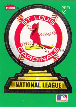 1988 Fleer - Team Stickers #NNO St. Louis Cardinals Front