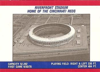 1988 Fleer - Team Stickers #NNO Cleveland Indians / Cincinnati Reds Back
