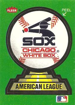 1988 Fleer - Team Stickers #NNO Chicago White Sox Front