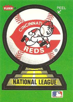 1988 Fleer - Team Stickers #NNO Cincinnati Reds Front