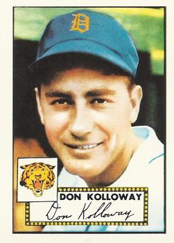 1983 Topps 1952 Reprint Series #104 Don Kolloway Front
