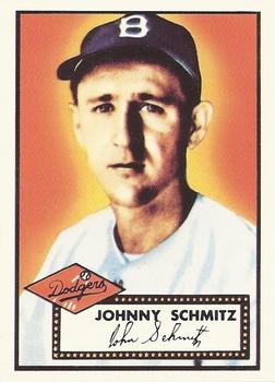 1983 Topps 1952 Reprint Series #136 Johnny Schmitz Front