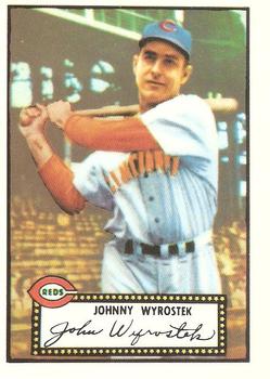 1983 Topps 1952 Reprint Series #13 Johnny Wyrostek Front