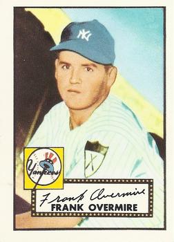 1983 Topps 1952 Reprint Series #155 Frank Overmire Front