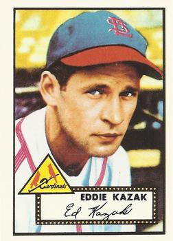 1983 Topps 1952 Reprint Series #165 Eddie Kazak Front
