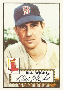 1983 Topps 1952 Reprint Series #177 Bill Wight Front