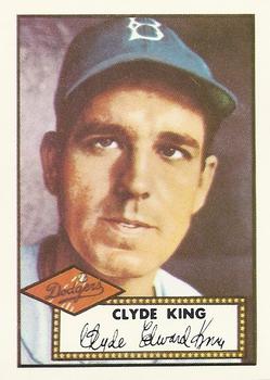 1983 Topps 1952 Reprint Series #205 Clyde King Front