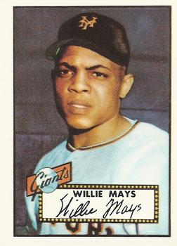 1983 Topps 1952 Reprint Series #261 Willie Mays Front