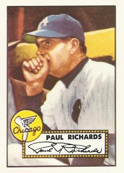 1983 Topps 1952 Reprint Series #305 Paul Richards Front