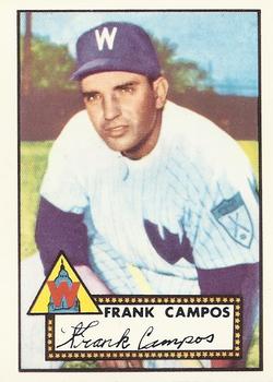 1983 Topps 1952 Reprint Series #307 Frank Campos Front