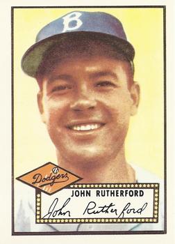 1983 Topps 1952 Reprint Series #320 John Rutherford Front