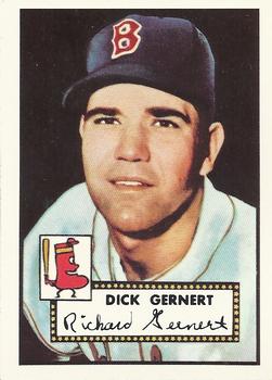 1983 Topps 1952 Reprint Series #343 Dick Gernert Front