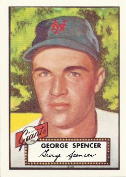 1983 Topps 1952 Reprint Series #346 George Spencer Front