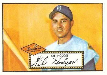 1983 Topps 1952 Reprint Series #36 Gil Hodges Front