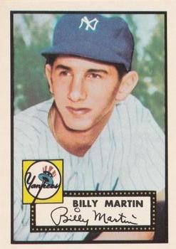 1983 Topps 1952 Reprint Series #175 Billy Martin Front