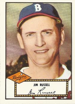 1983 Topps 1952 Reprint Series #51 Jim Russell Front