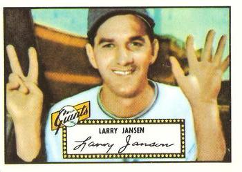 1983 Topps 1952 Reprint Series #5 Larry Jansen Front