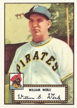 1983 Topps 1952 Reprint Series #73 William Werle Front