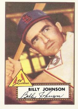 1983 Topps 1952 Reprint Series #83 Billy Johnson Front