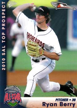 2010 MultiAd South Atlantic League Top Prospects #3 Ryan Berry Front