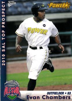 2010 MultiAd South Atlantic League Top Prospects #7 Evan Chambers Front
