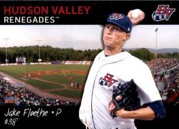 2011 Choice Hudson Valley Renegades #10 Jake Floethe Front