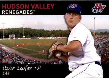 2011 Choice Hudson Valley Renegades #14 David Laufer Front