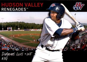 2011 Choice Hudson Valley Renegades #17 Diogenes Luis Front