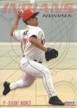 2003 Choice Indianapolis Indians #23 Shane Nance Front