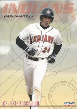 2003 Choice Indianapolis Indians #29 Pete Zoccolillo Front