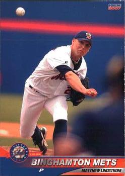 2006 Choice Binghamton Mets #10 Matt Lindstrom Front