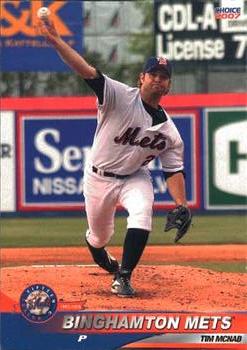 2006 Choice Binghamton Mets #13 Tim McNab Front