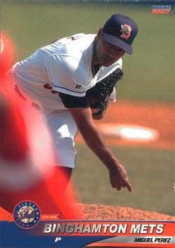 2006 Choice Binghamton Mets #18 Miguel Perez Front
