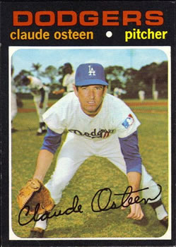 1971 Topps #10 Claude Osteen Front