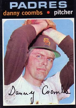 1971 Topps #126 Danny Coombs Front