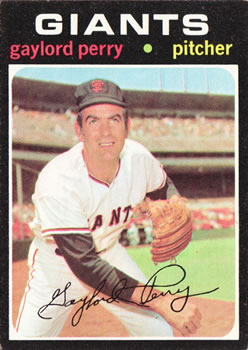 1971 Topps #140 Gaylord Perry Front
