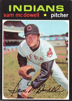 1971 Topps #150 Sam McDowell Front