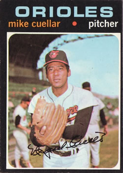 1971 Topps #170 Mike Cuellar Front